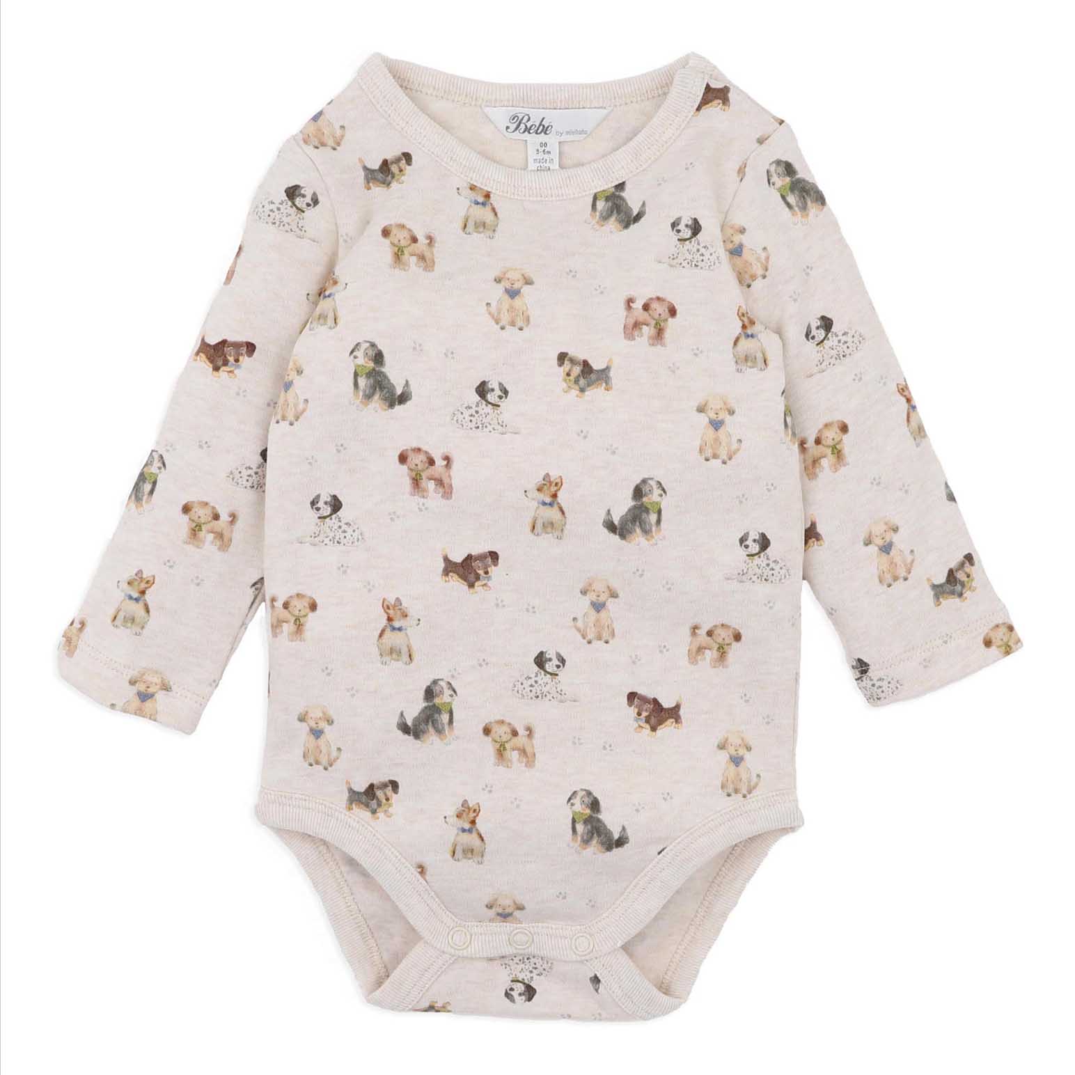 B&eacute;b&eacute; Otto Organic Ls Bodysuit